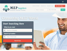 Tablet Screenshot of mepsupplies.com